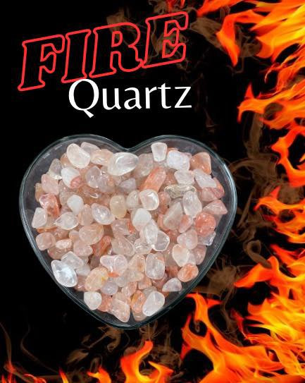 Fire Quartz Tumbled Stone