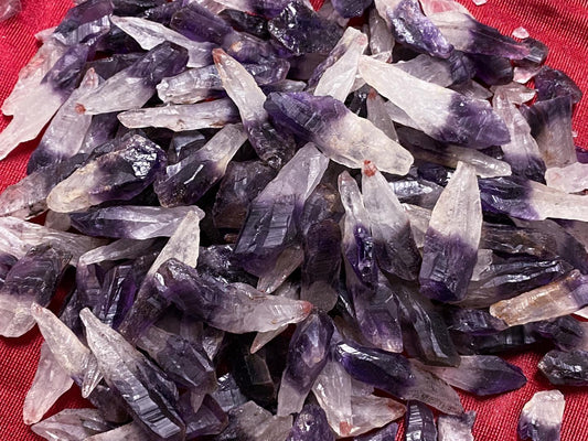 Amethyst Elestial Points set of 5